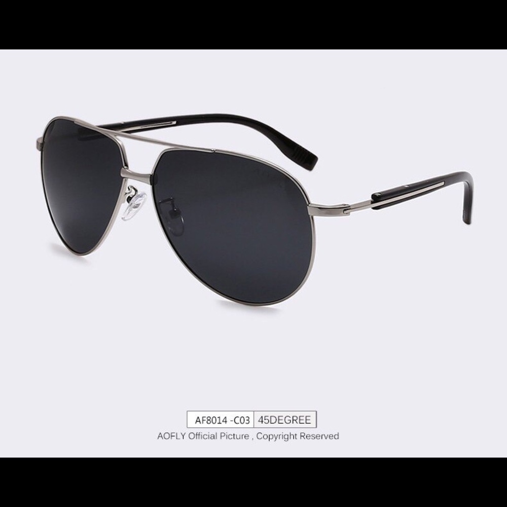 AOFLY Authentic Aviator Men's Sunglasses
